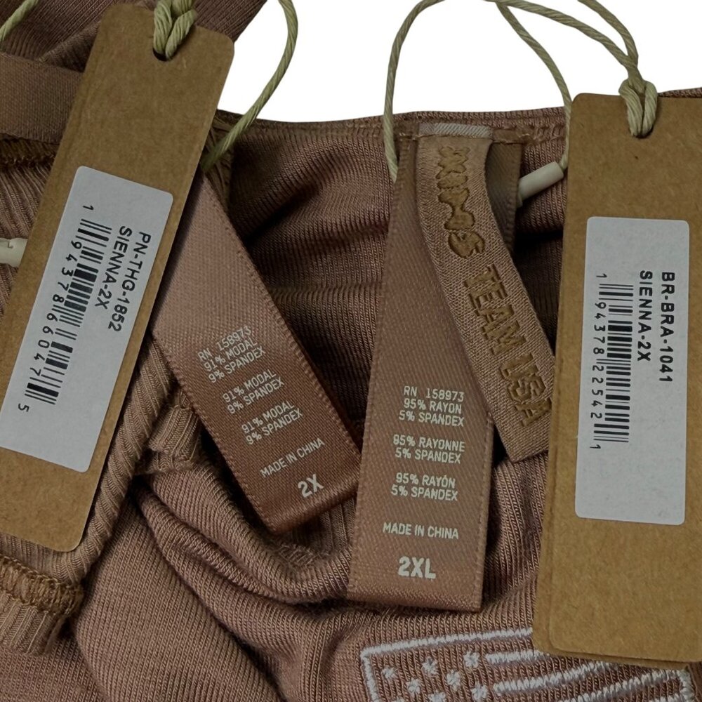 SKIMS Sleep‎ Bralette + Soft Lounge Thong Team USA Sienna 2X - Picture 7 of 11